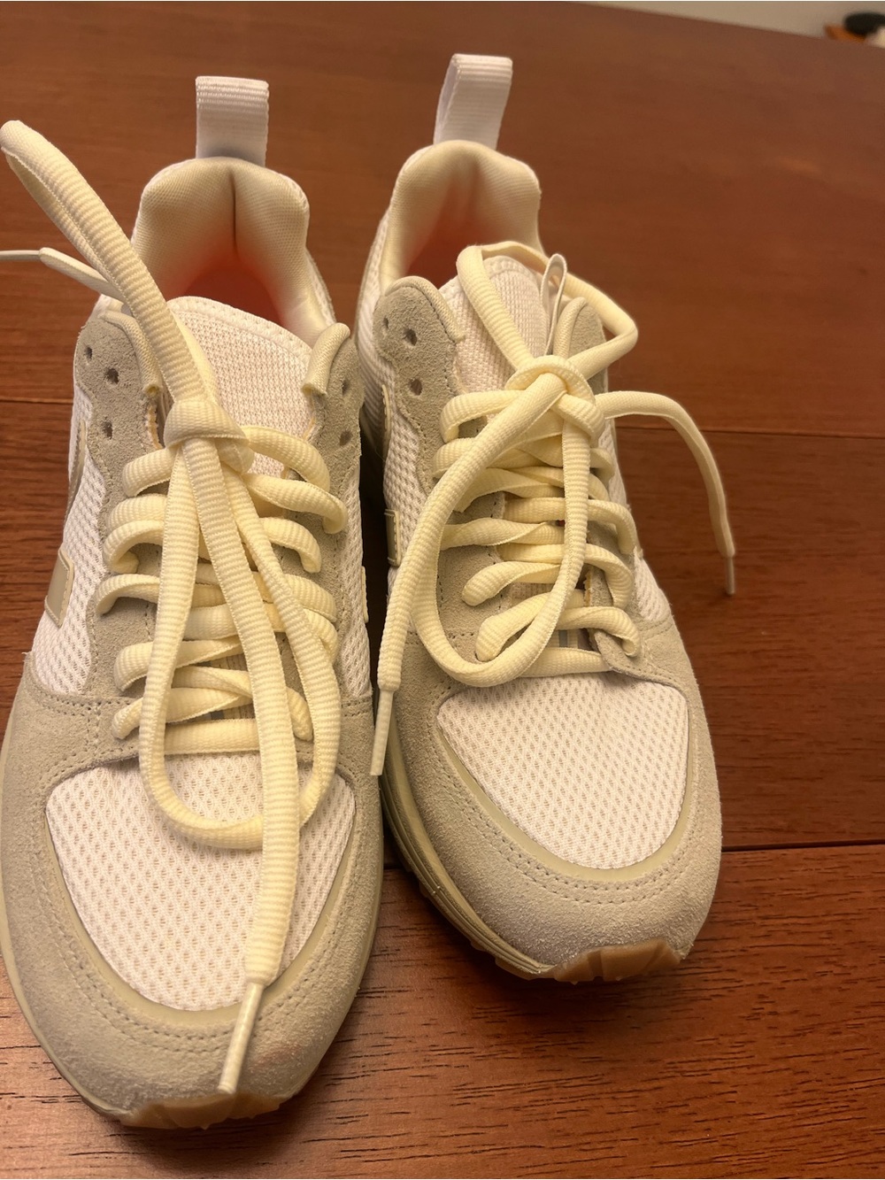Veja White and Gum-Trim Chunky Sneakers - Picture 9 of 9